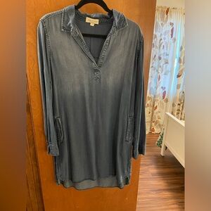 Cloth & Stone Chambray Shirt Dress